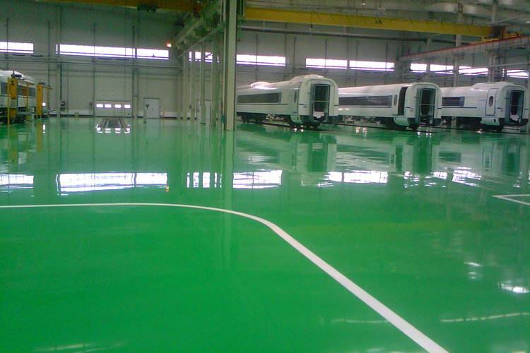 地下停車場環(huán)氧地坪施工圖